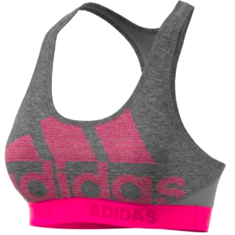 NEW Adidas Don't Rest AlphaSkin Logo Sports Bra - Picture 2 of 7